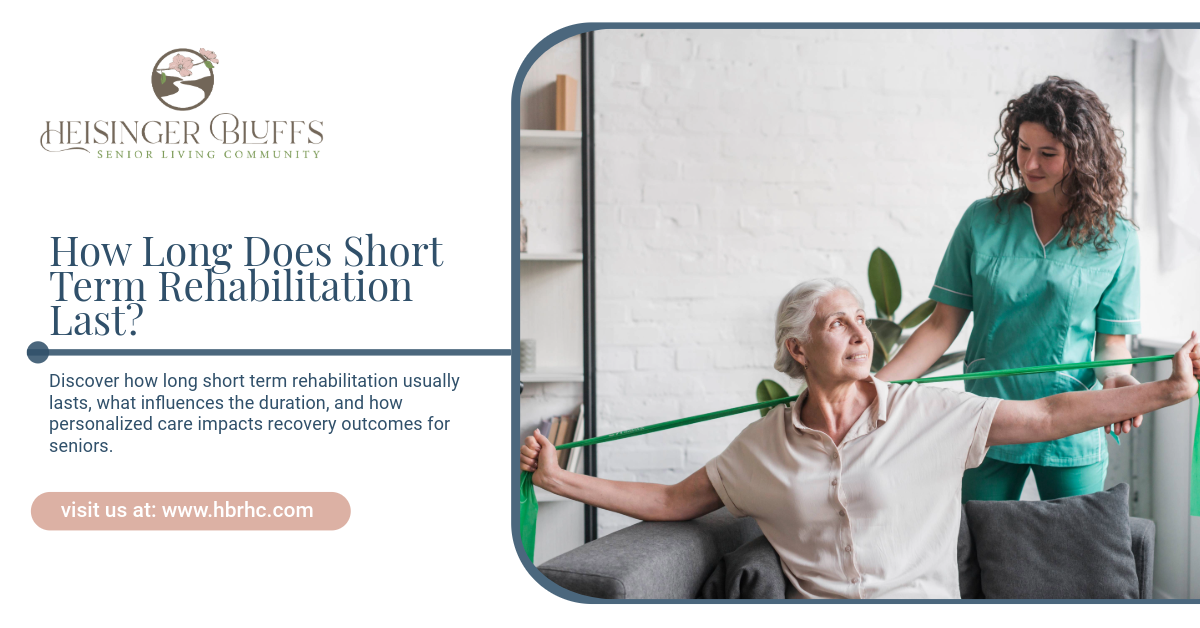A senior rehabilitation staff member is assisting a resident