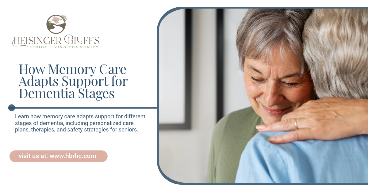 A dementia patient hugging a caregiver
