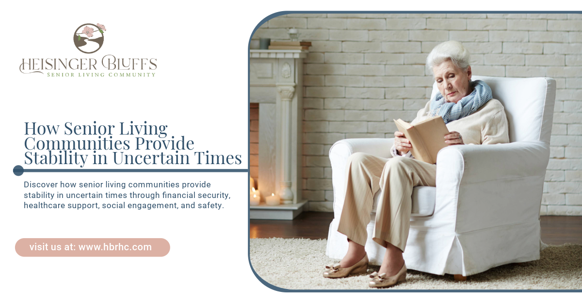 An elderly woman is sitting in a chair reading a book.