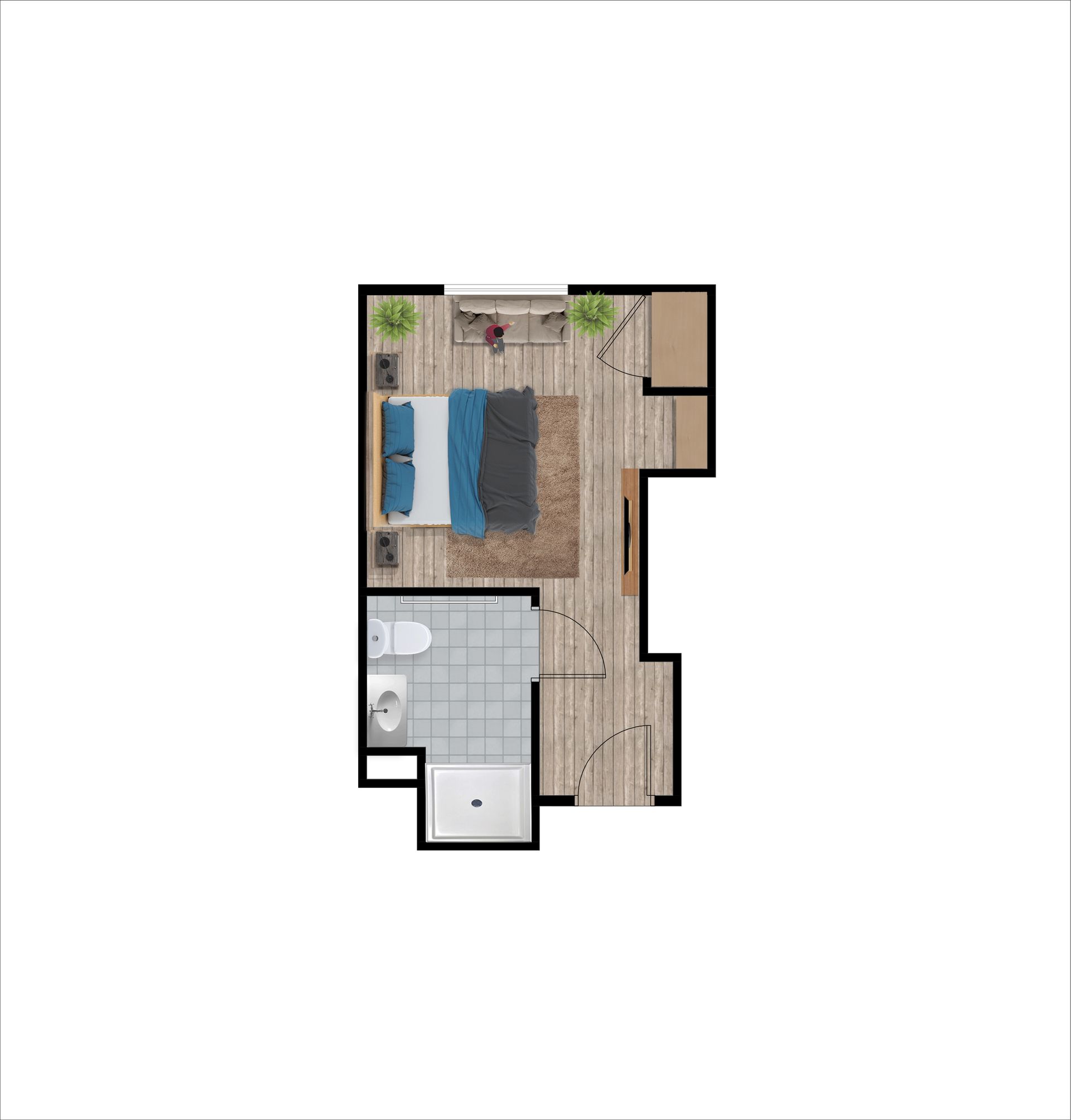Companion Apt Floor Plan | Memory Care Assisted Living in MO