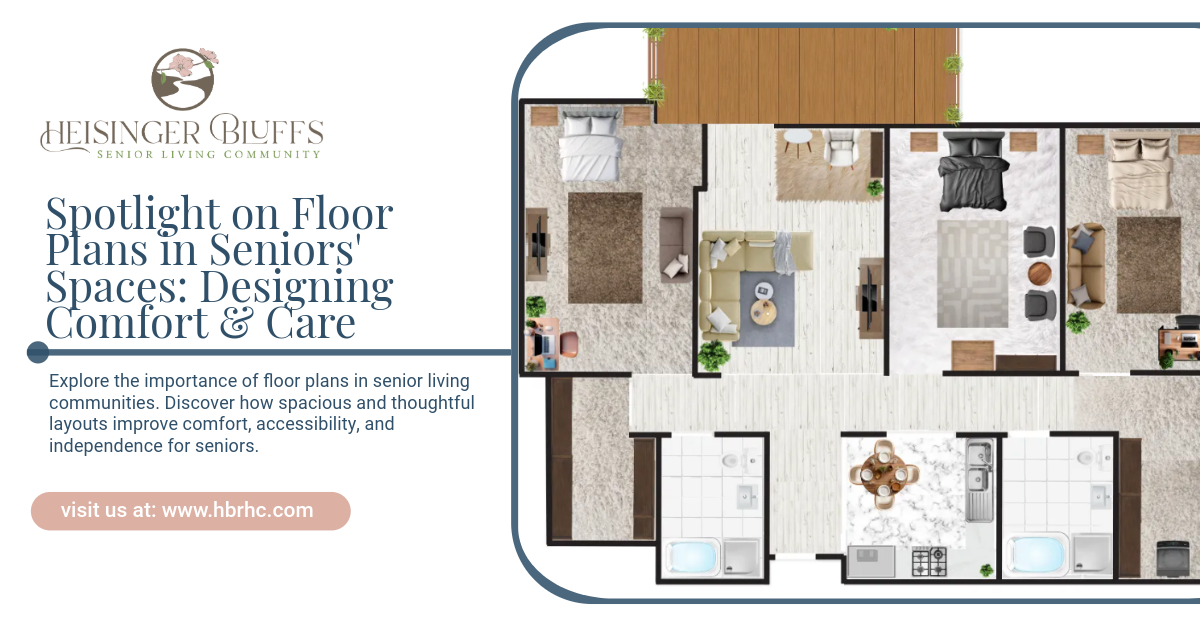 The Jefferson floor plan of Heisinger Bluffs for senior independent living