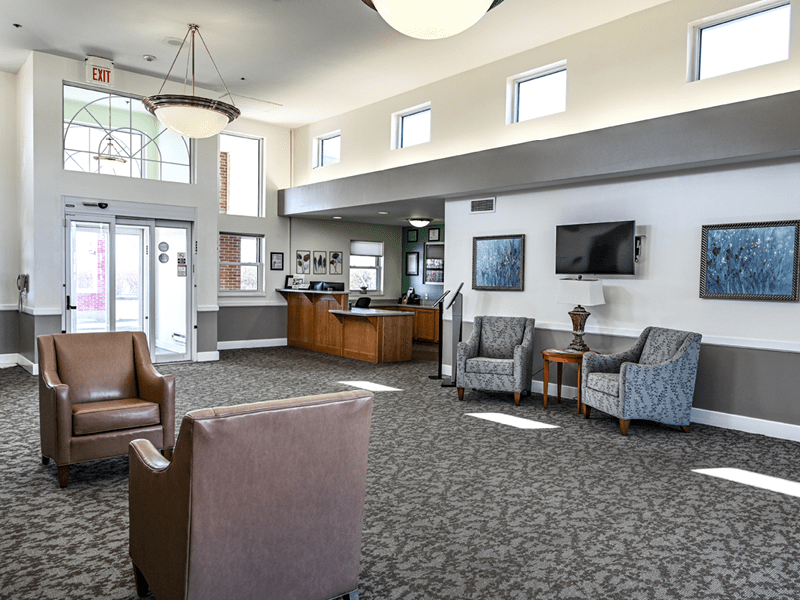 Nursing home lobby