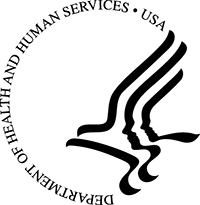 Department of Health and Human Services in the USA logo