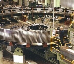 A Large Gear Is Being Manufactured In Workshop - Engineering Tooling In Thornton, NSW