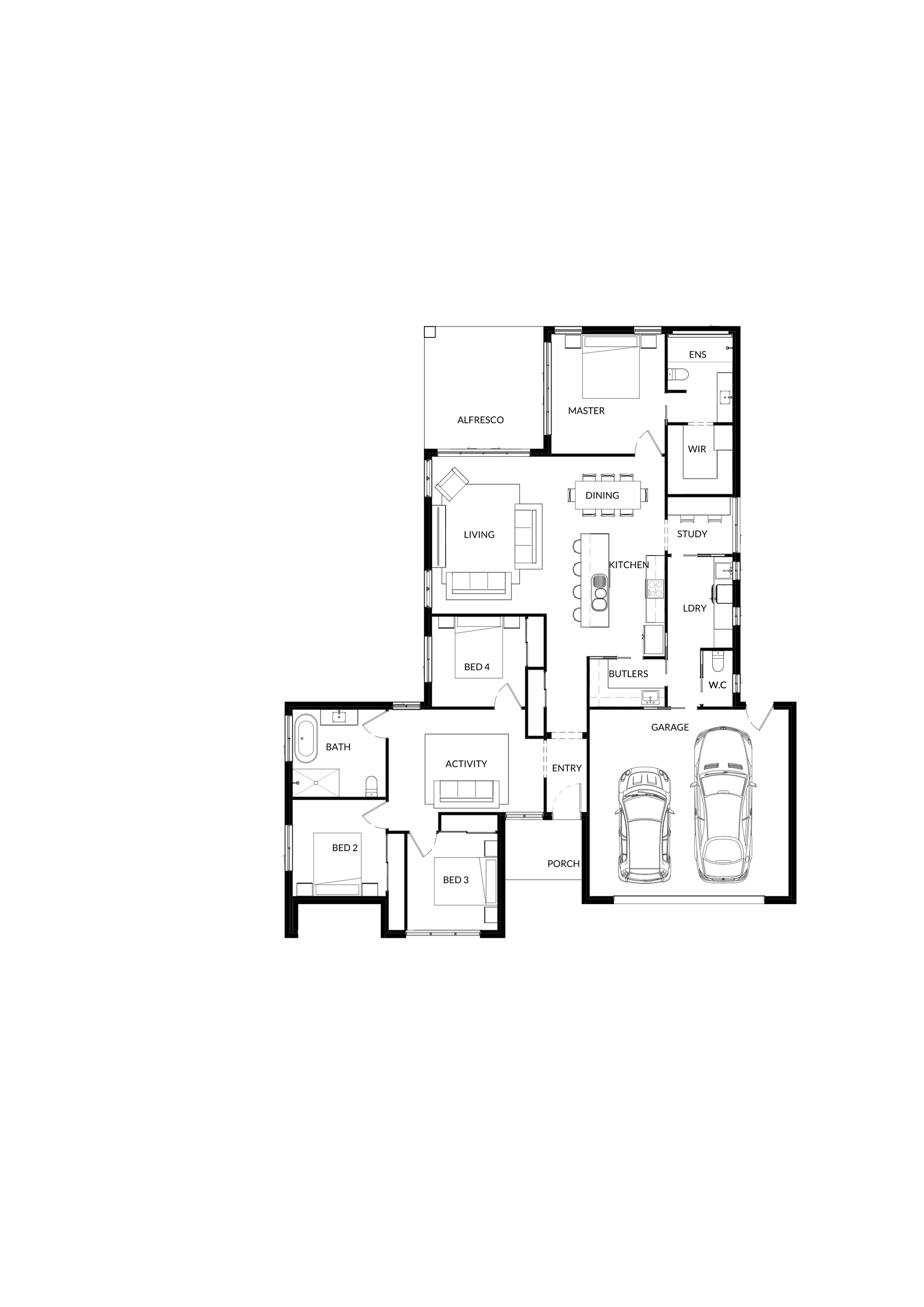 Facade 10 - 4210 Plan