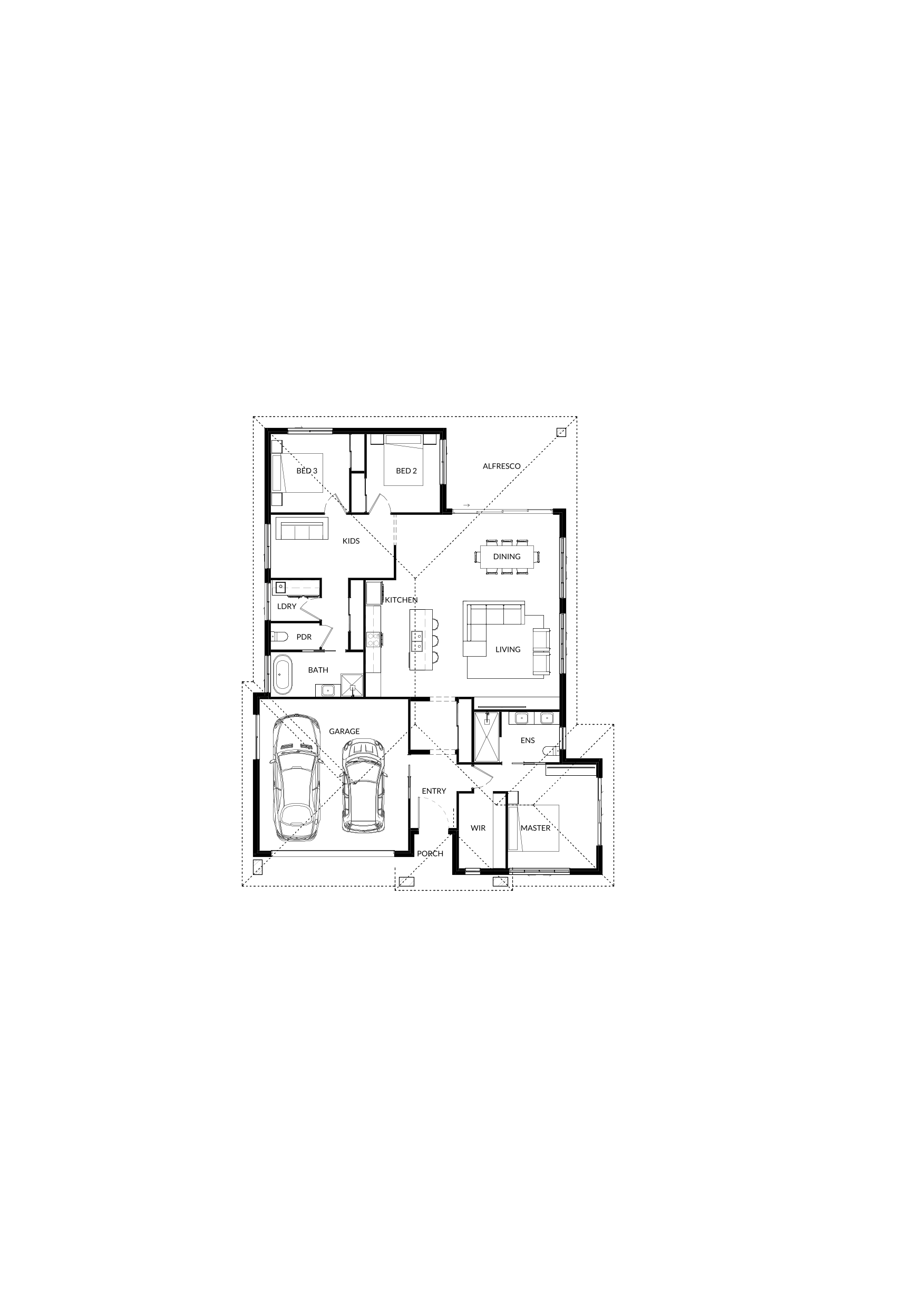 Facade 1 - Plan