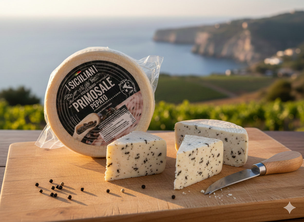 Sicilian Pecorino 250 gr Black Peppercorns