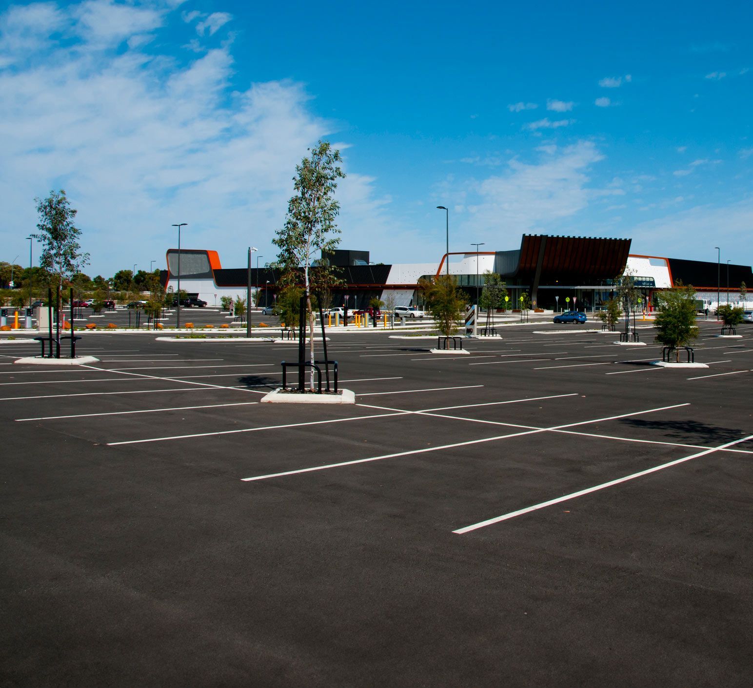 Shopping Mall Asphalt Parking Lot — Lebanon, IL — J & J Paving