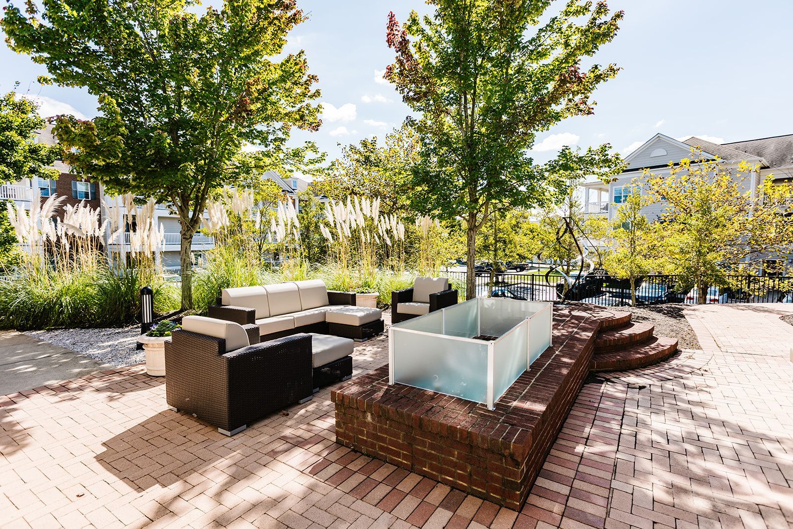 Settler's Landing outdoor lounge.