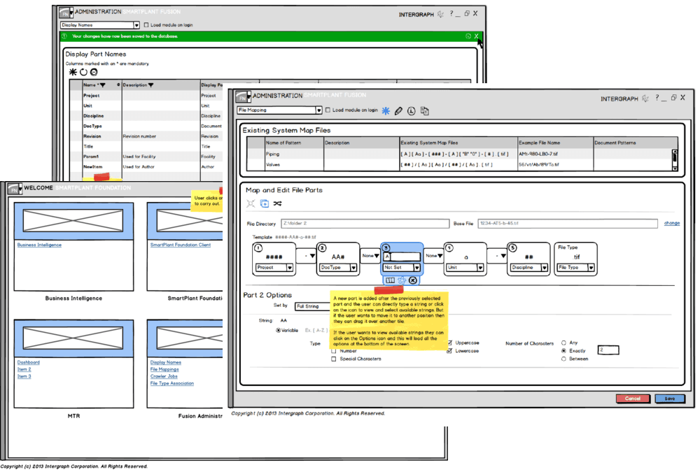 Image examples of some of the wireframes I produced Image examples of some of the wireframes I produced