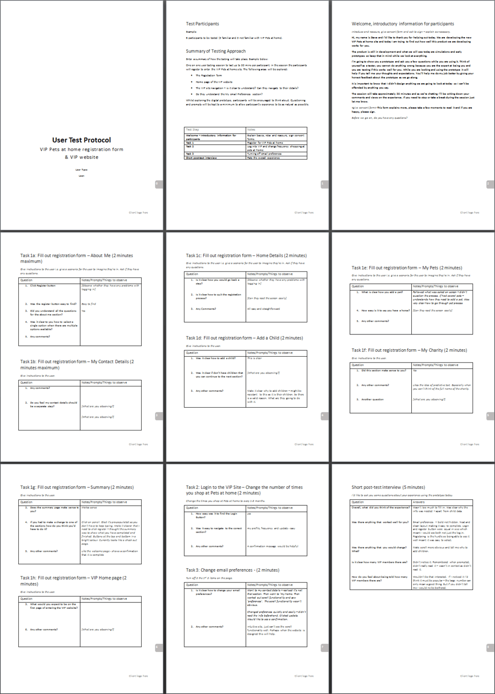 User testing protocol - image User testing protocol