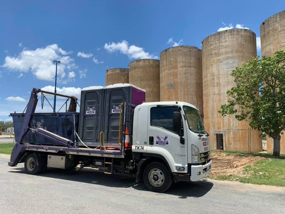 Portaloo Loaded on Truck — Absolute Waste in Mulara, QLD