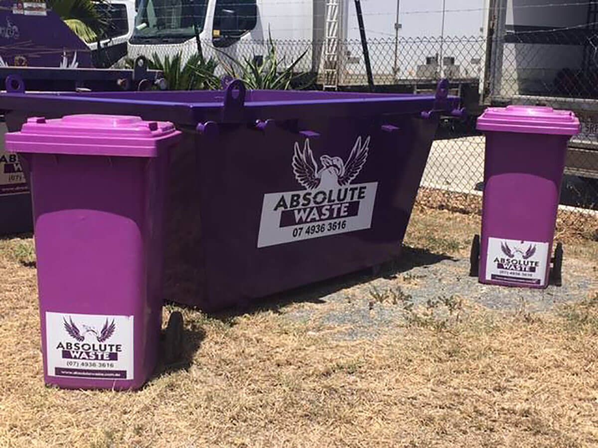 Waste Bins for Hire — Absolute Waste in Mulara, QLD