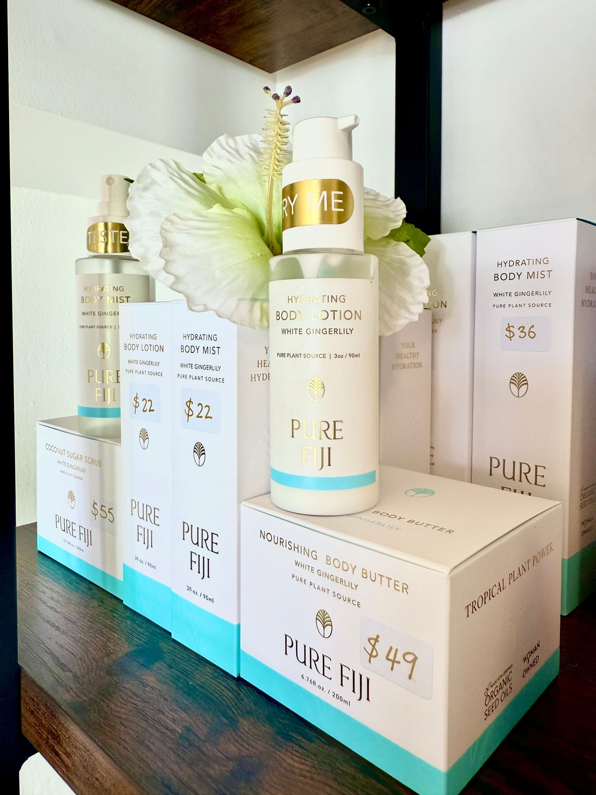 Pure Fiji Body Oil White Gingerlily 230ml