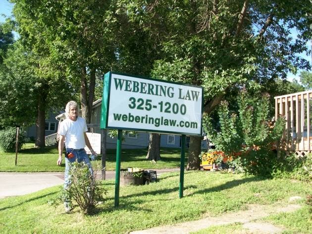 Law firm sign - Detailed signs in Council Bluffs,IA