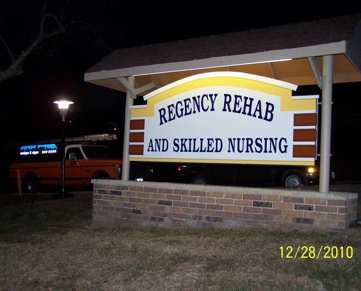 Clinic sign - custom wood, aluminum & lighted signs in Council Bluffs, IA