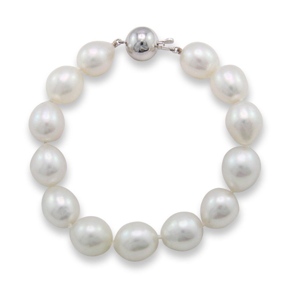 South Sea Sterling Silver Perlis Polished Ball Clasp — Brisbane, Qld — Girls Love Pearls