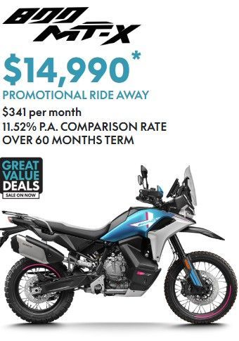 CF MOTO 800MT EXPLORE RIDE AWAY