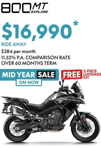 CF MOTO 800MT EXPLORE RIDE AWAY