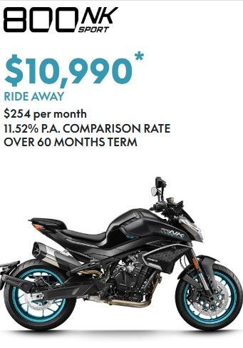 CF MOTO 800 NK SPORT RIDE AWAY