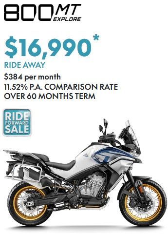 CF MOTO 800MT EXPLORE RIDE AWAY
