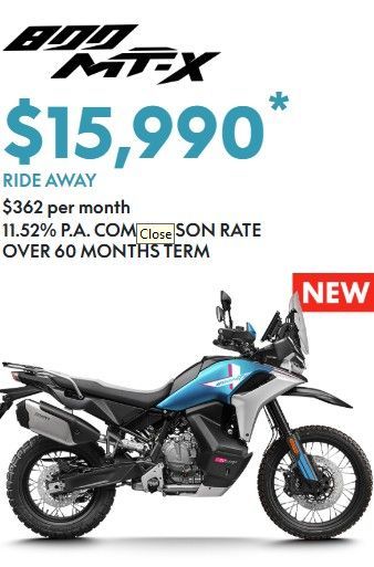 CF MOTO 800MT EXPLORE RIDE AWAY