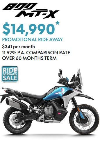 CF MOTO 800MT EXPLORE RIDE AWAY