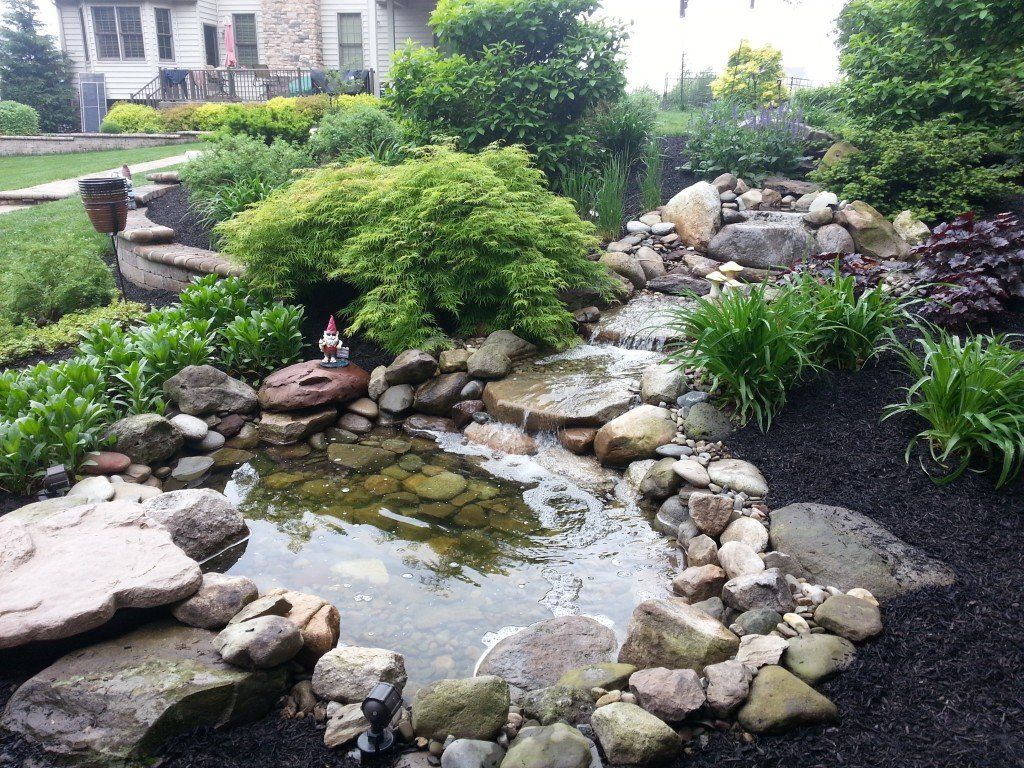 Beautiful pond — custom water feature in Newville, PA