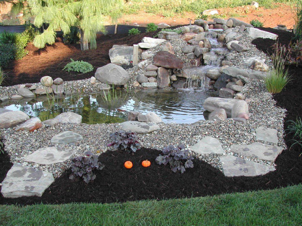 Pond — custom water feature in Newville, PA