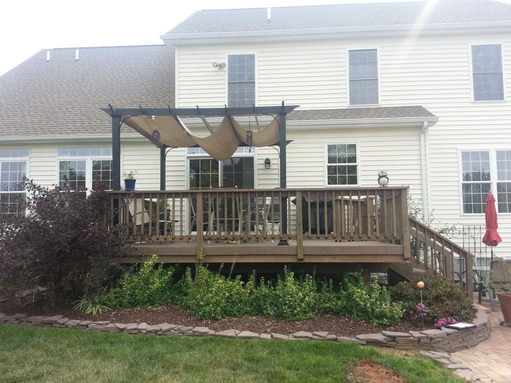 Deck Font View — custom deck in Newville, PA