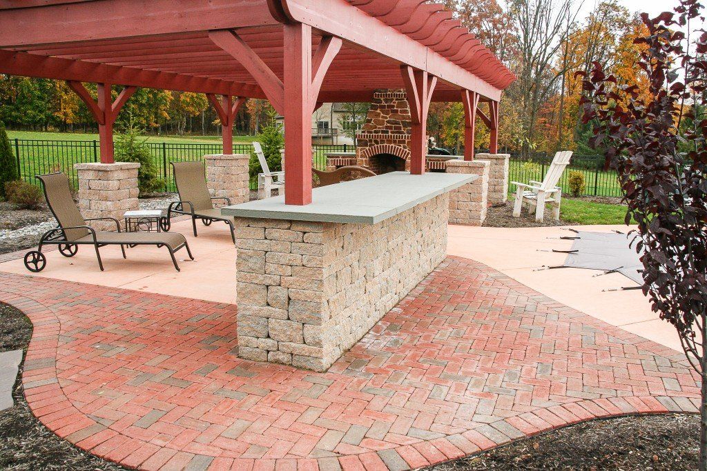 Outdoor living area — outdoor kitchen in Newville, PA