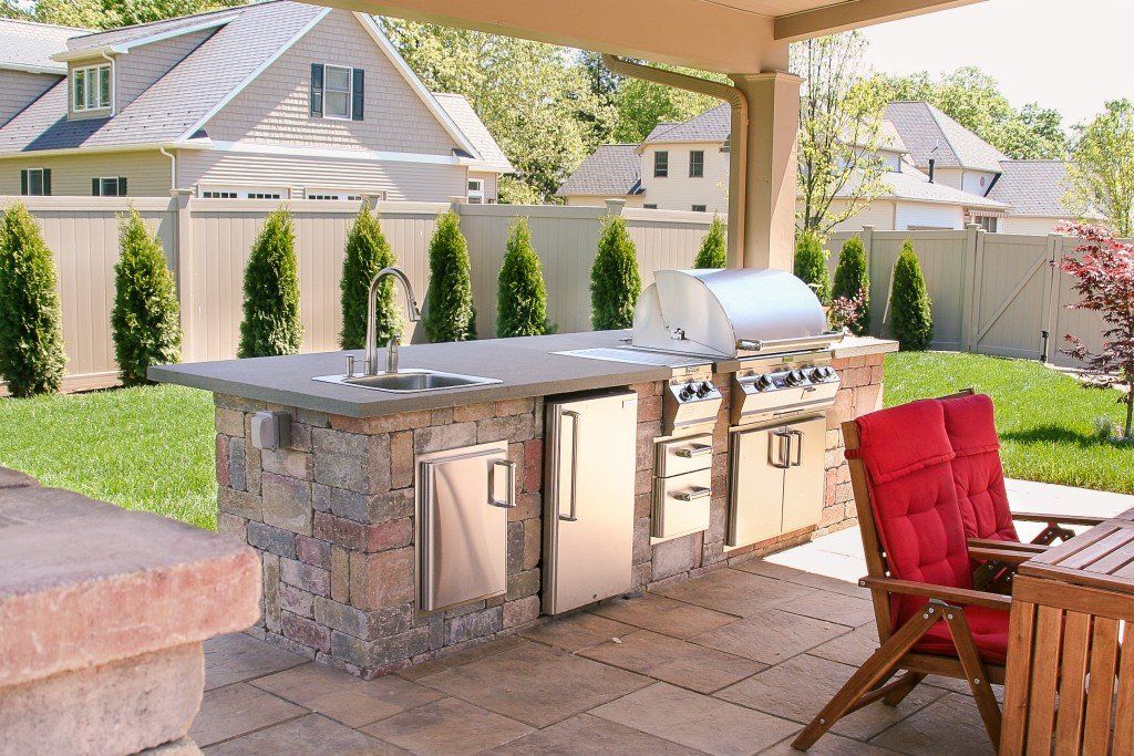 Gazebo with kitchen — outdoor kitchen in Newville, PA