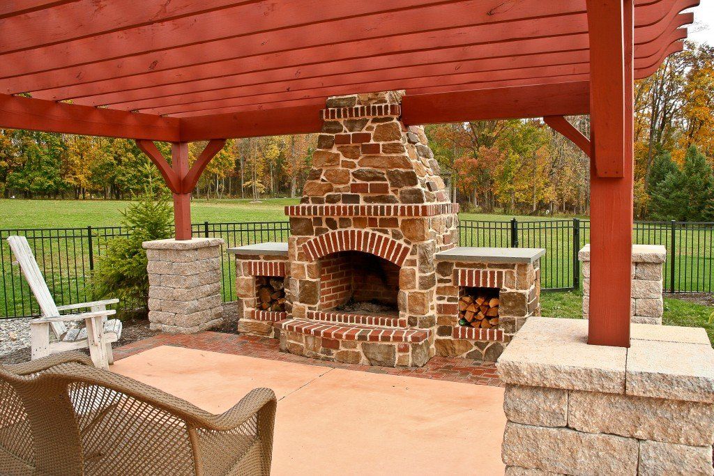 Beautiful fireplace — custom outdoor fireplace in Newville, PA