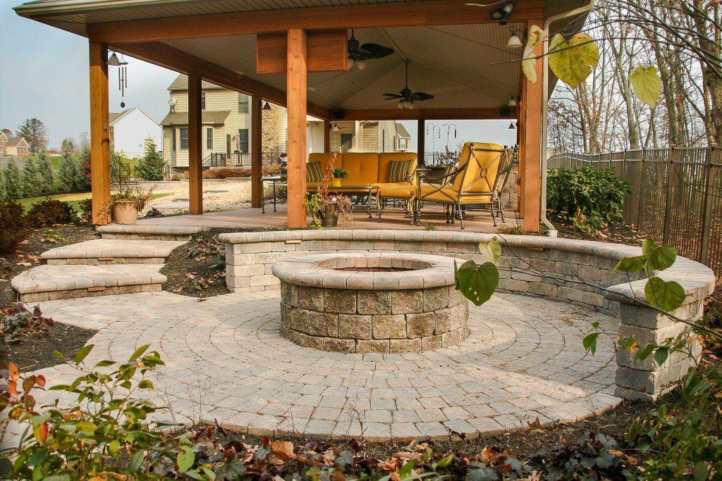 Elegant fireplace — custom outdoor fireplace in Newville, PA