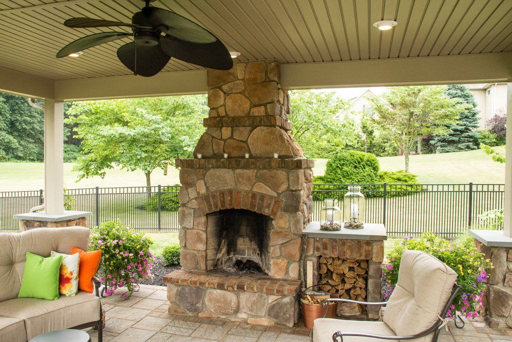 Custom fireplace — custom outdoor fireplace in Newville, PA