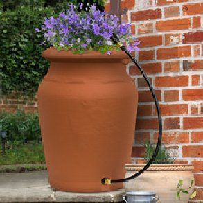 Urn 50 Gallon Rain Barrel — Baton Rouge, LA — Pioneer Gutters