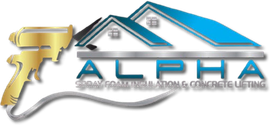 Alpha Spray Foam Insulation & Concrete Lifting Logo