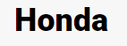 Honda
