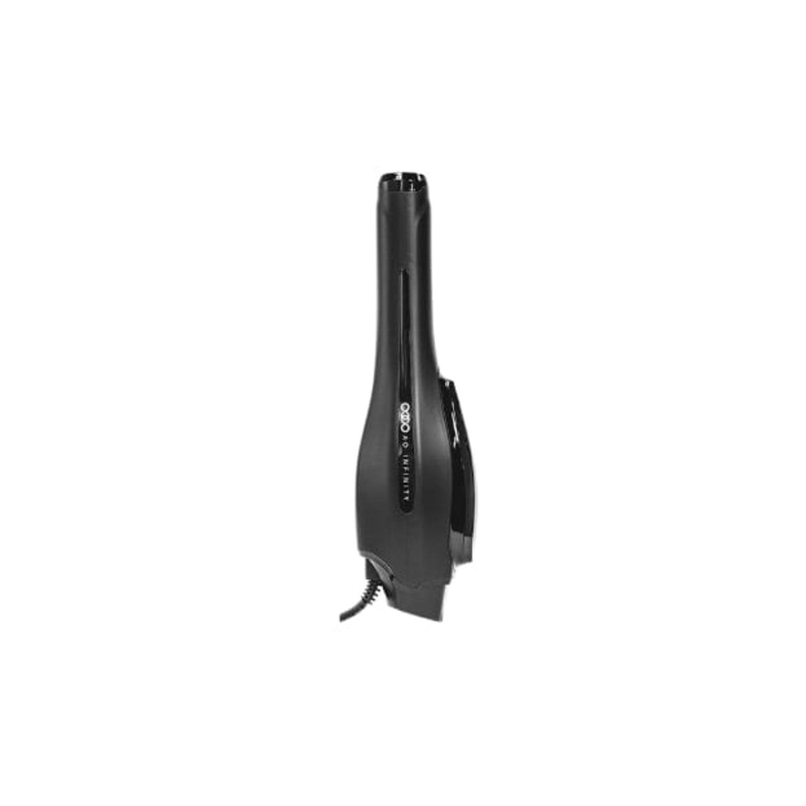 Black handheld steam cleaner with a power cord.