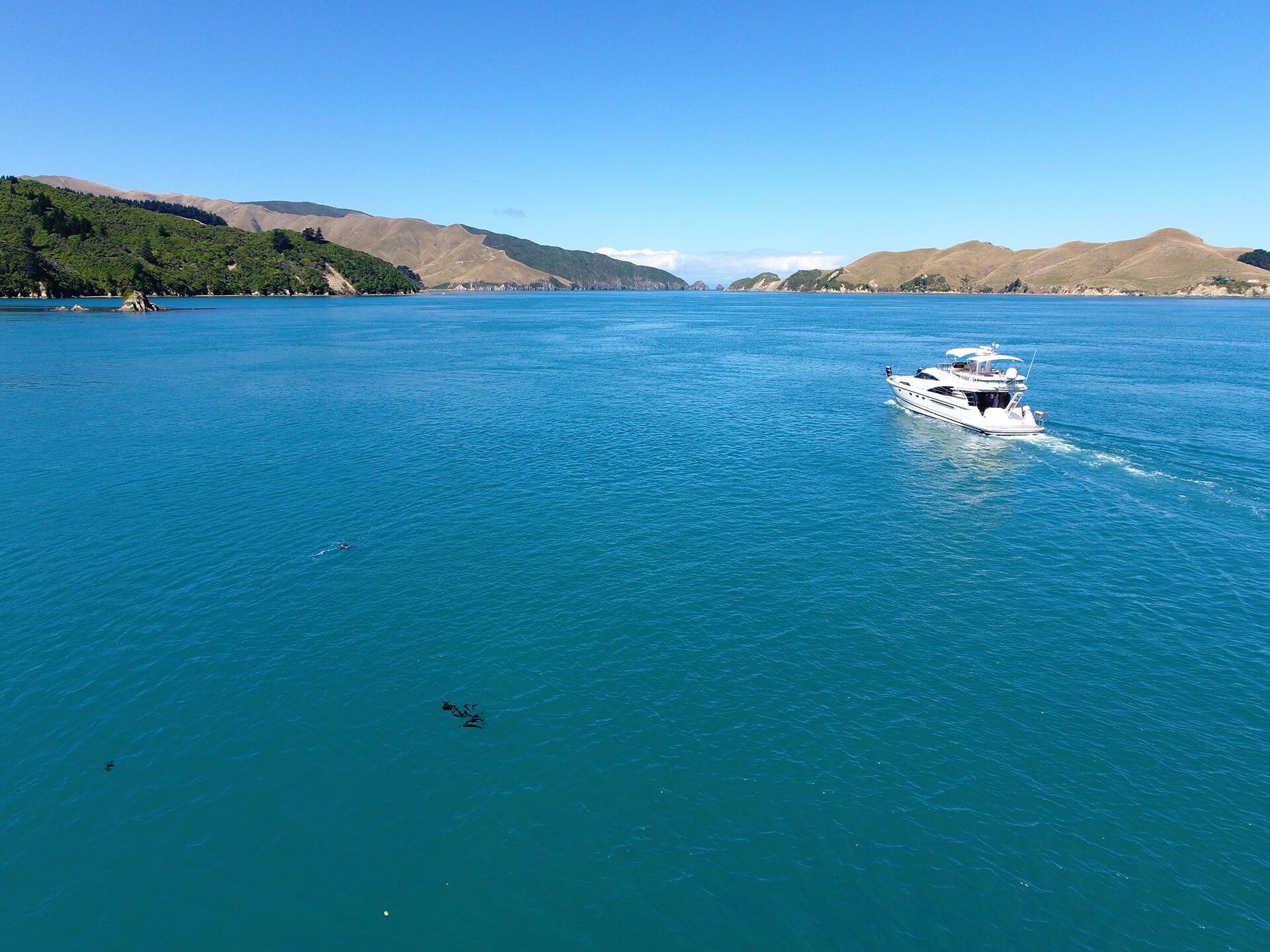 The ultimate Marlborough Sounds experience. Indian Summer charter offers the whole package with the hire of our luxury vessel and private accommodation in our exclusive bay.