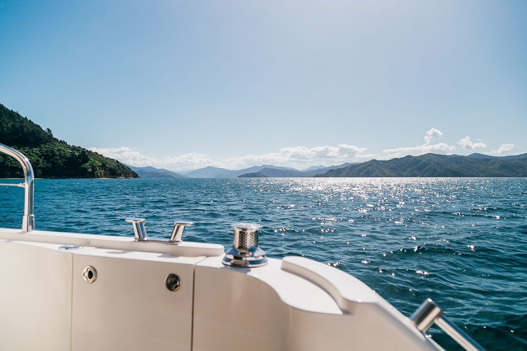 Indian Summer Launch Accommodation in Marlborough Sounds NZ