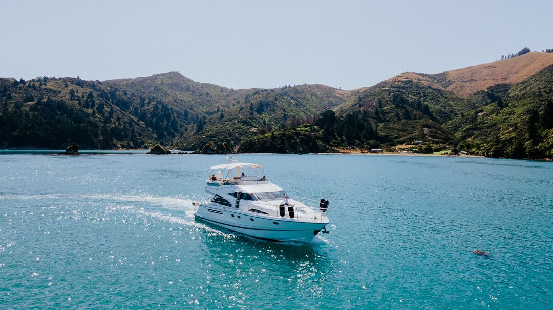 The ultimate Marlborough Sounds experience. Indian Summer charter offers the whole package with the hire of our luxury vessel and private accommodation in our exclusive bay.
