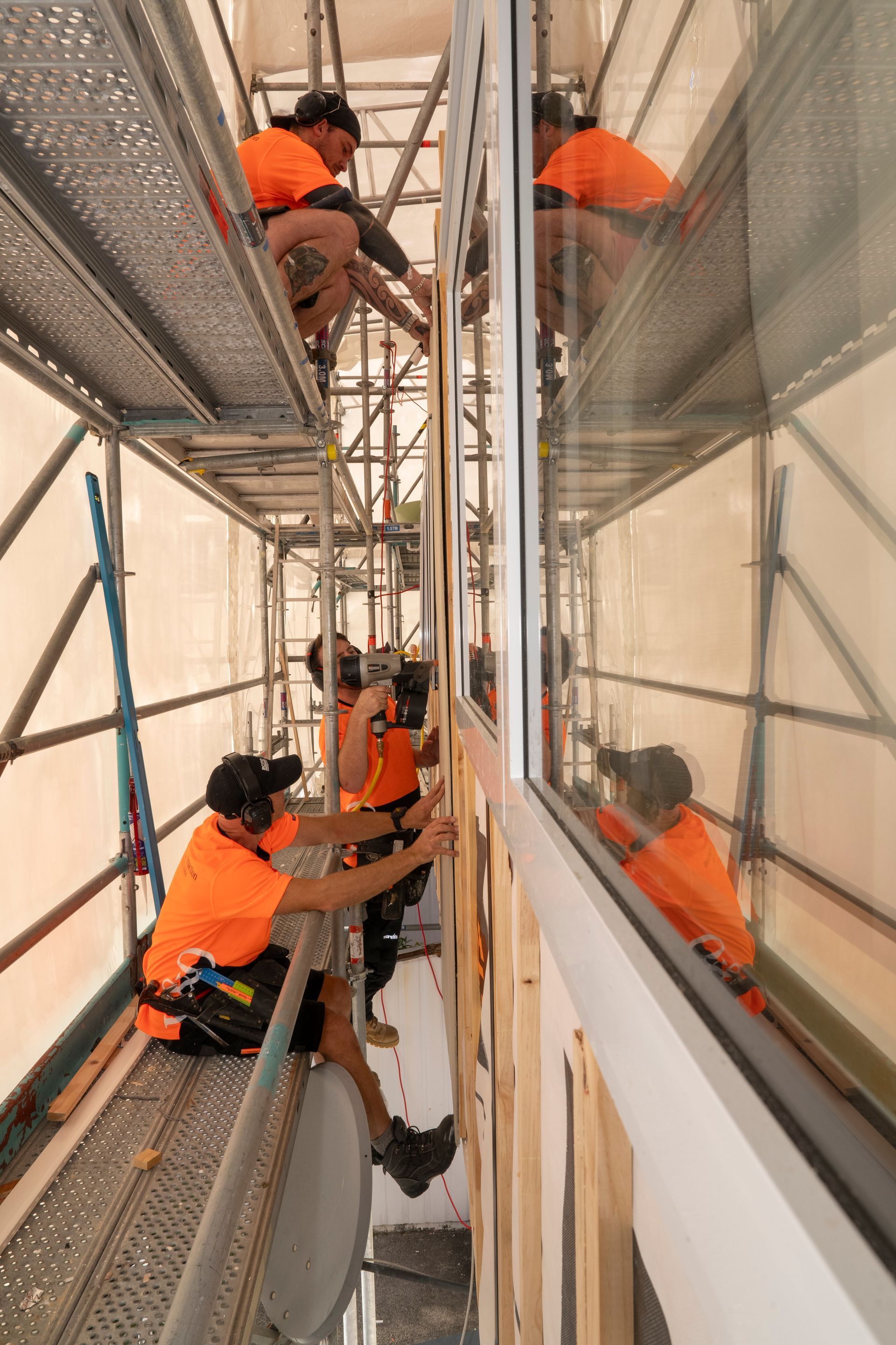 A Group of Construction Workers — Wellington, NZ — H & O Construction 