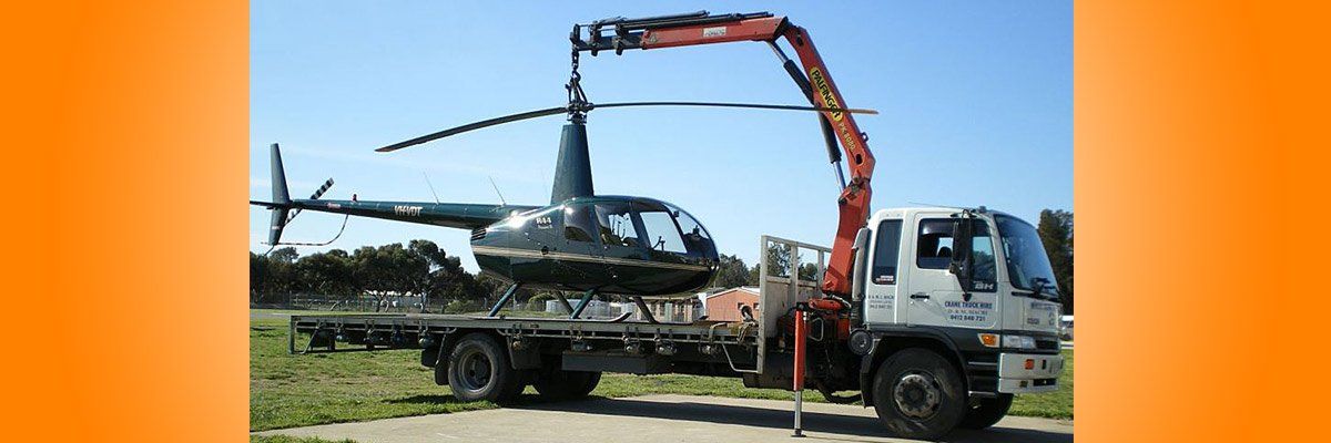 d macri crane lifting helicopter
