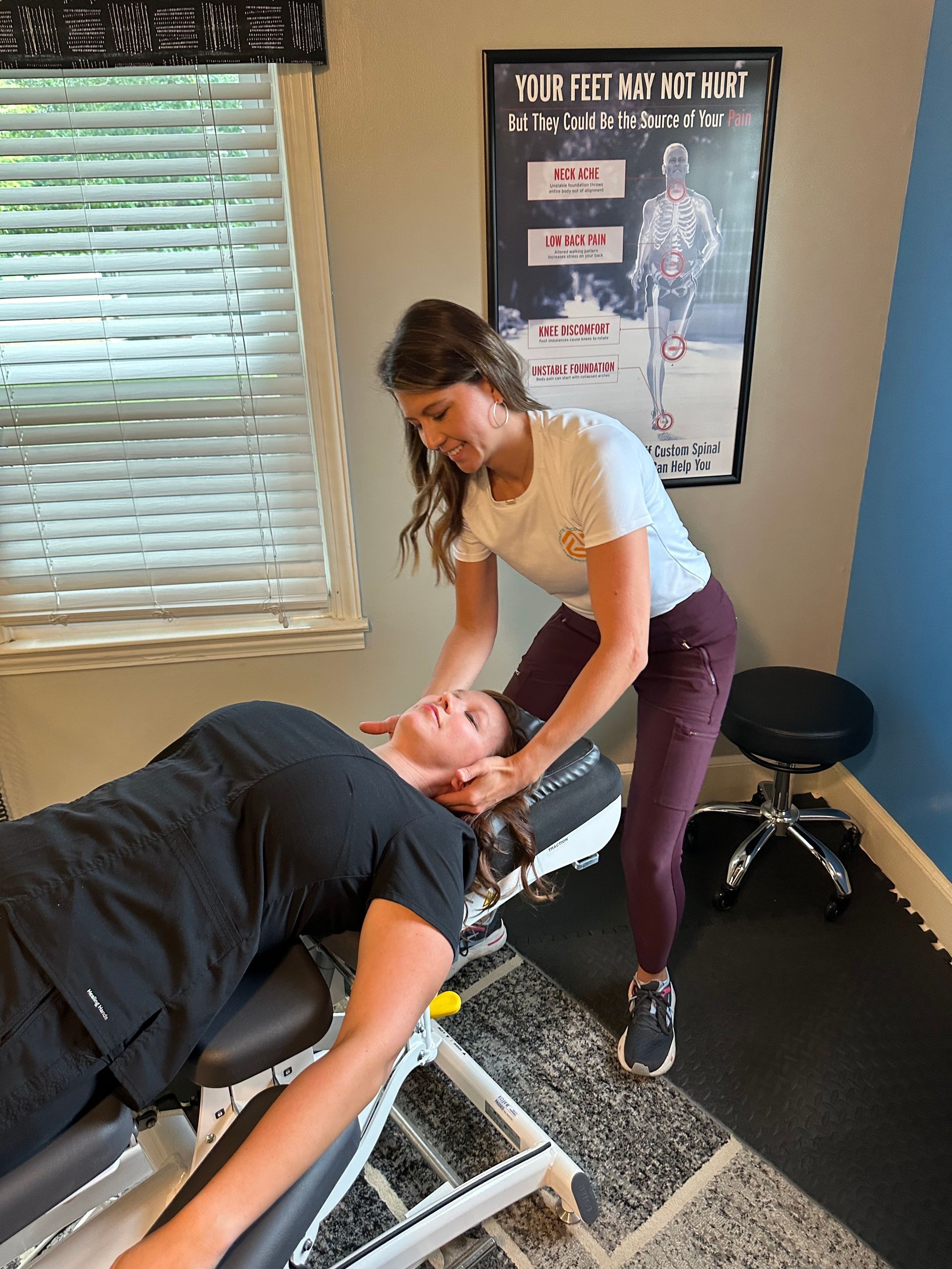 chiropractic adjustment by dr robinson
