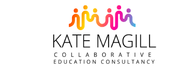 A logo for kate magill collaborative education consultancy