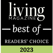 Living Magazine's Best of award logo.
