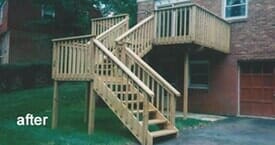 House with Ladder After Construction — Home Improvement Project in Lower Burrell, PA