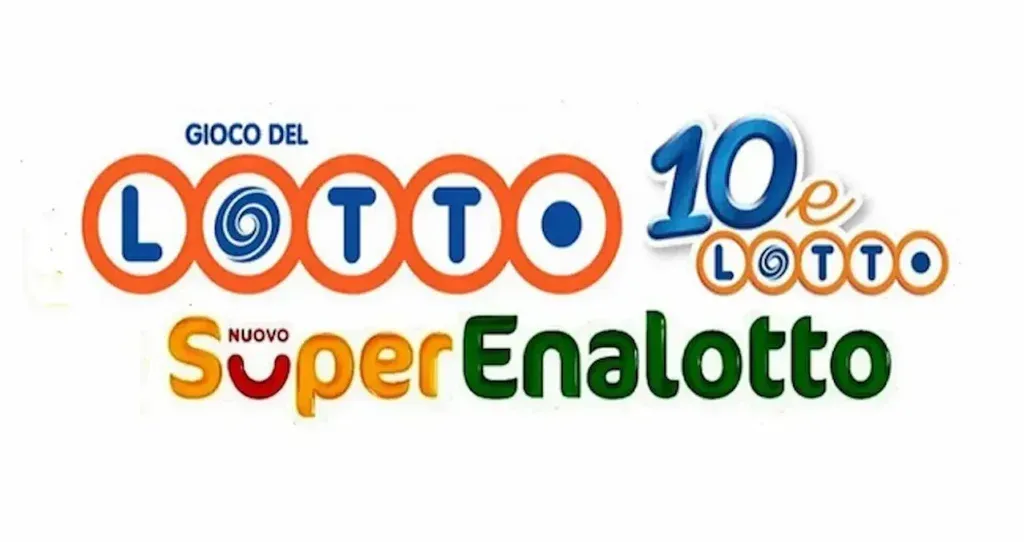 A logo for lotto 10 e lotto superenalotto
