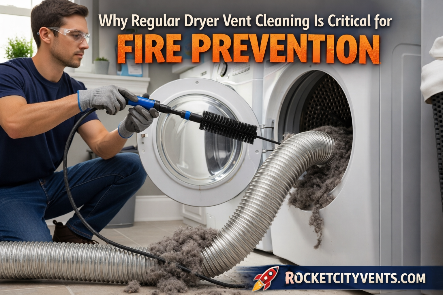 Dryer Vent Cleaning and Improving Residence Safety